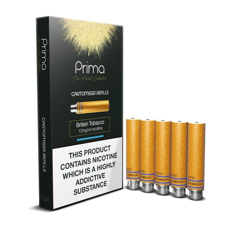 Prima-Carts.jpg Prima Cartomizers (Box of 6) - Rebranded to e-Vapes - Image 1