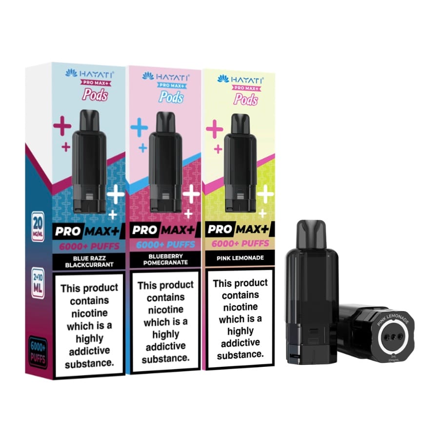 hayati pro max + replacement pods Hayati Pro Max Plus 6K Refill Pods | 5.99